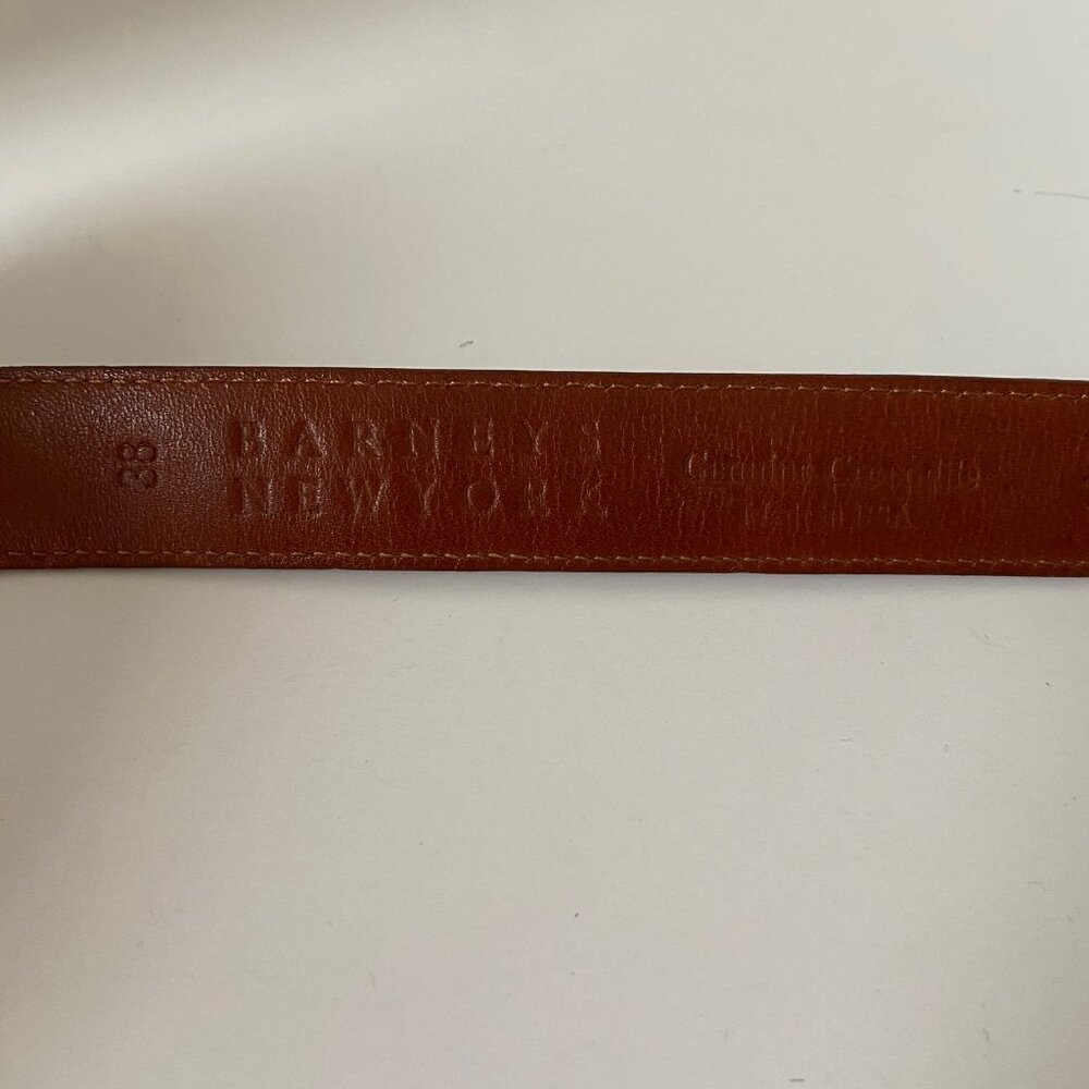 Barneys New York Mens Crocodile Belt - Picture 4 of 4